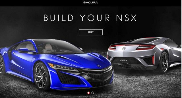Retail Acura NSX Touchscreen Configurator Dealership Experience by Horizon Display