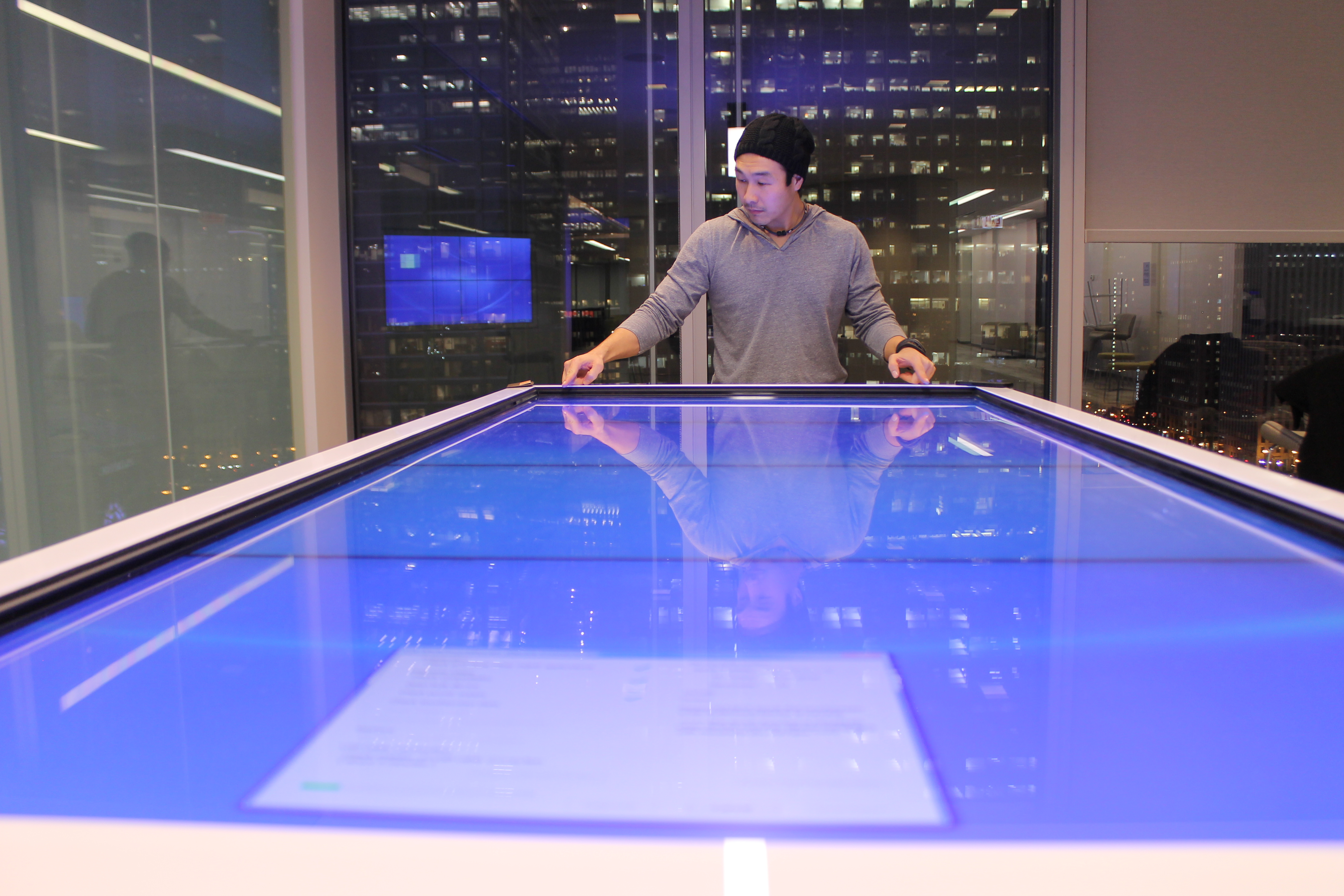 Interactive Touch Table Technology Learning Corporate Center Medical Company by Horizon Display