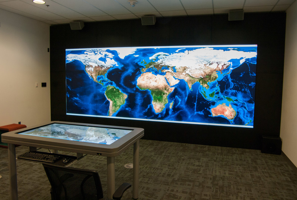 Higher Ed University Digital Library Interactive Touchscreen by Horizon Display